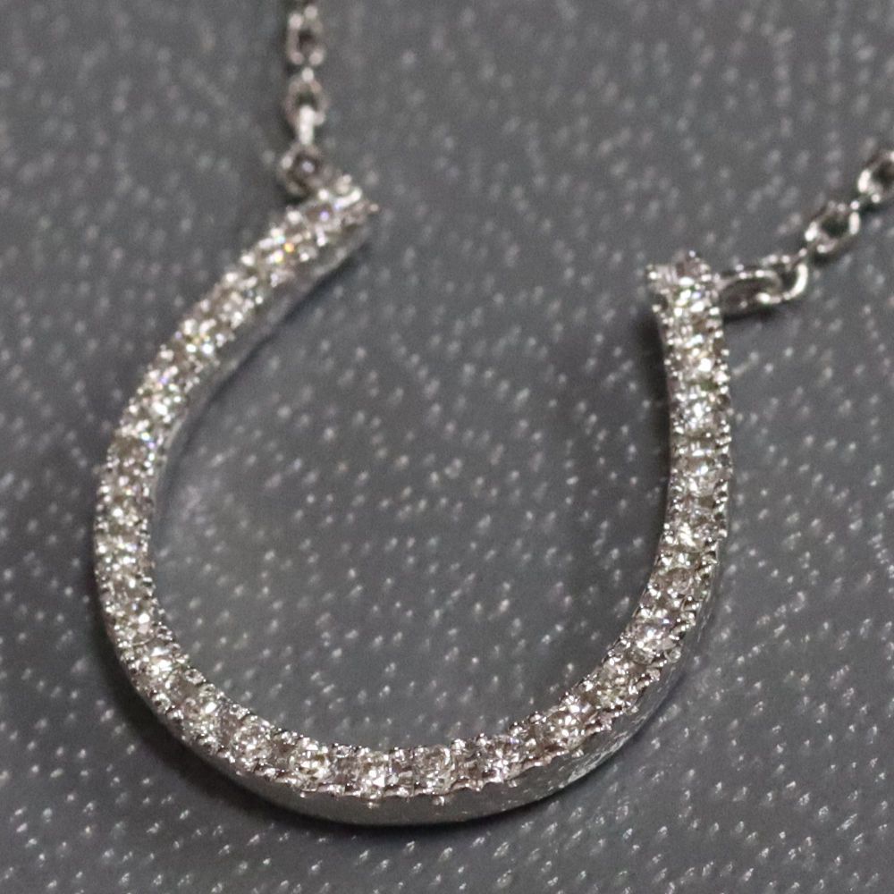スタージュエリー　10KYGダイヤモンドネックレス装飾ダイヤモンド