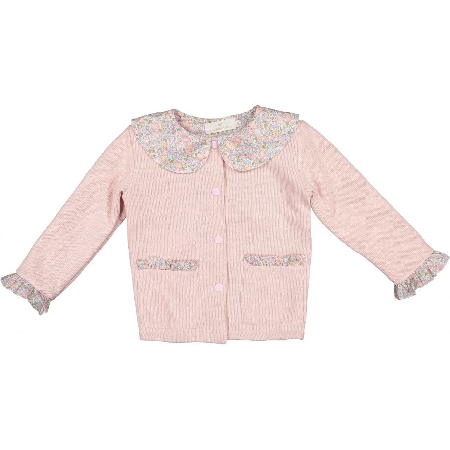 リバティ切替えカーディガン手洗い可能 A⁄C リバティカーディガン