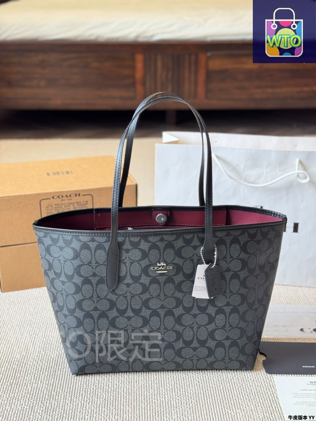 今日特価】Coach City Tote コーチ シティ トートバッグ-WTO輸入