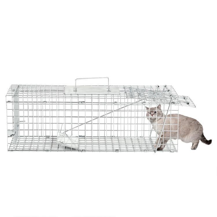 雑貨187／アニマルキャッチャー　猫の捕獲器　保護器 丸十金網 アニマルキャッチャー猫の保護器 【品番