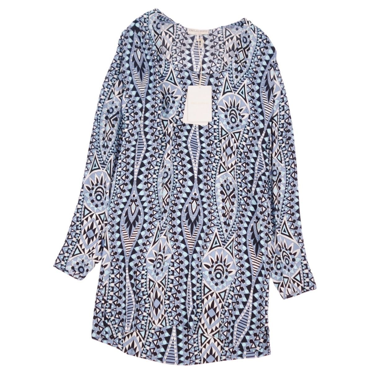 極美品 エミリオプッチ EMILIO PUCCI ワンピース ロングスリーブ 総