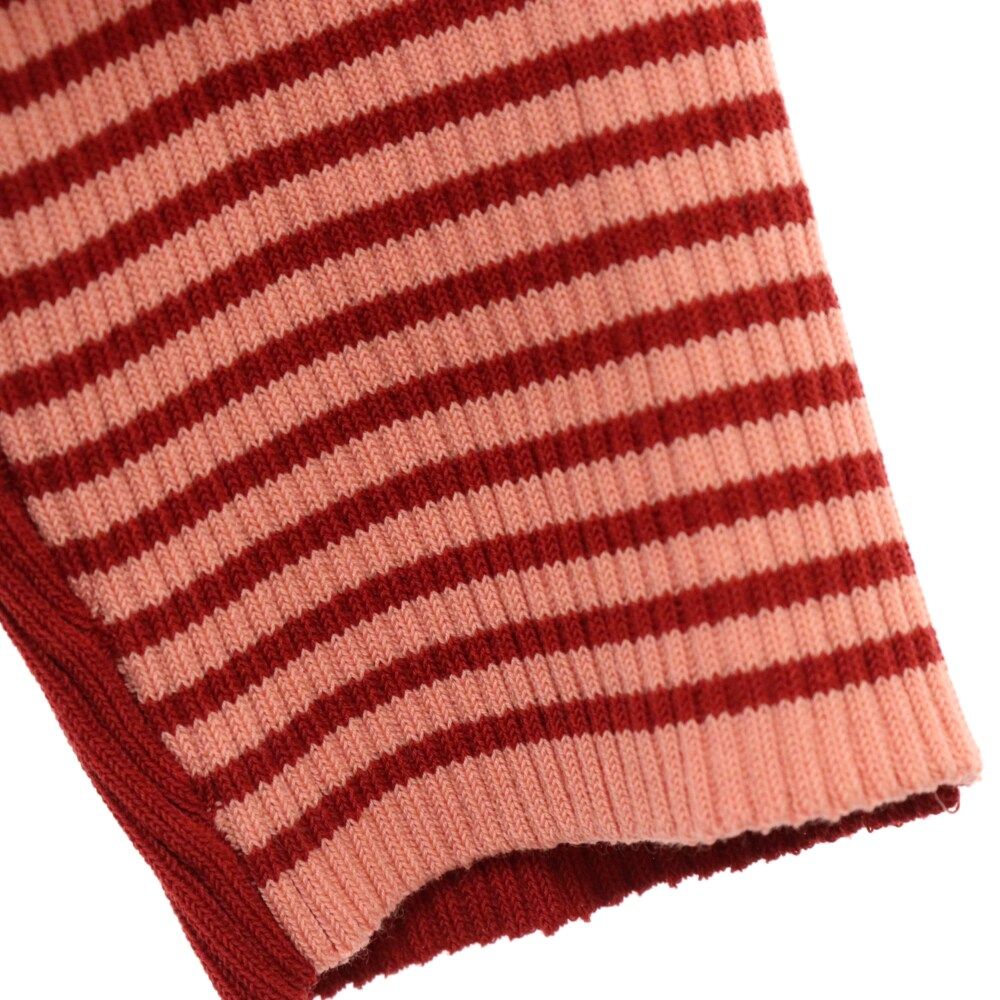 Acne Studios (アクネ ストゥディオズ) 18SS WIMNA STRIPE ストライプ リブニット カットソー レッド/ピンク PSS18  レディース 半袖セーター - メルカリ