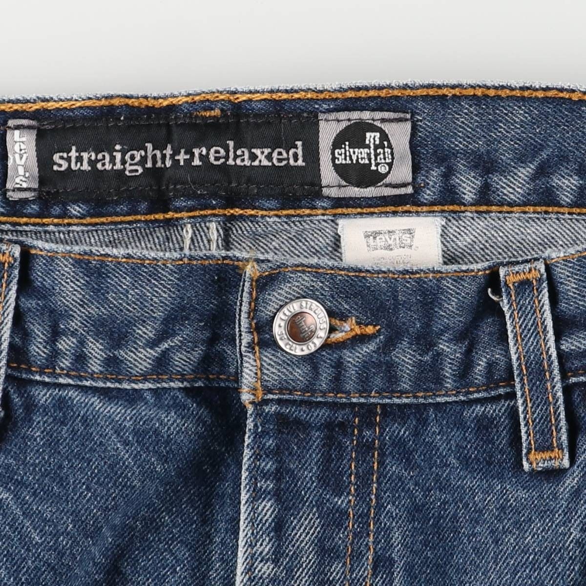 テーパードデニムパンツ メンズw34相当