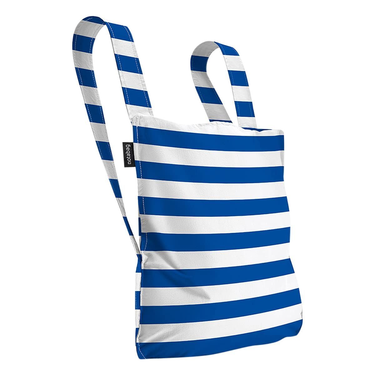 [ノットアバッグ] エコバッグ リュック BAG u0026 BACKPACK NTB002 Notabag 折りたたみ コンパクト トートバッグ Marine Stripes