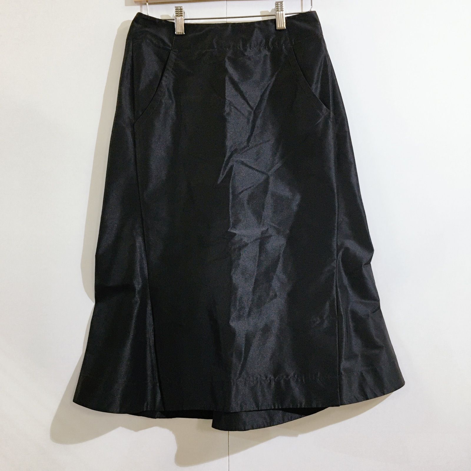 美品】UNIQLO ＋J ジルサンダー シルクブレンドフレアスカート  
