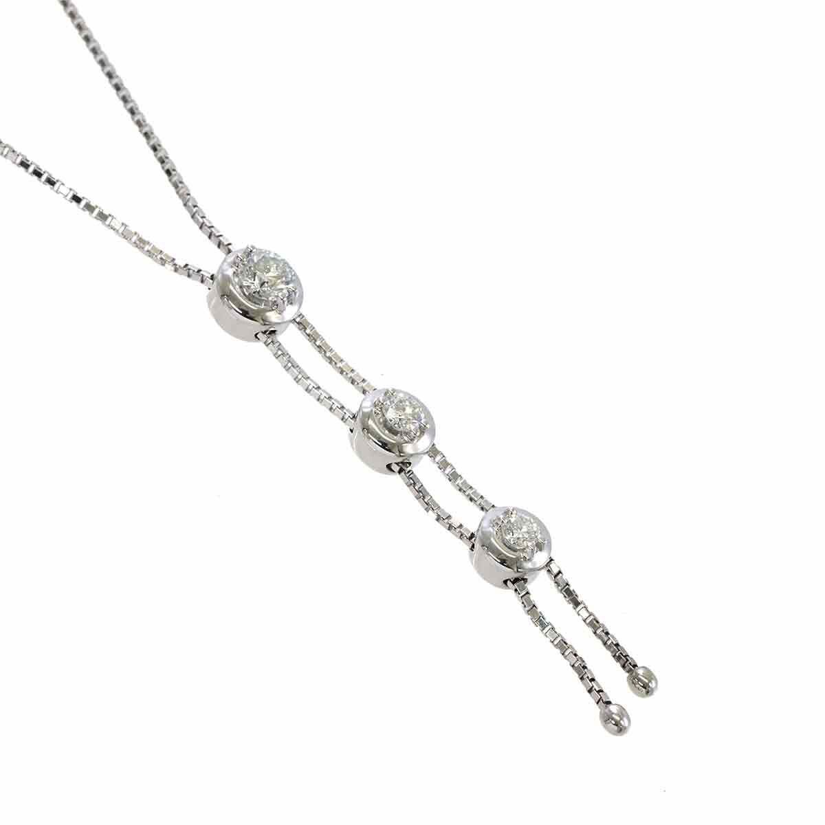 タサキ TASAKI ダイヤ 0.36ct トリロジー ネックレス 51cm K18 WG ホワイトゴールド 750 田崎真珠 Necklace  90183664 - メルカリ