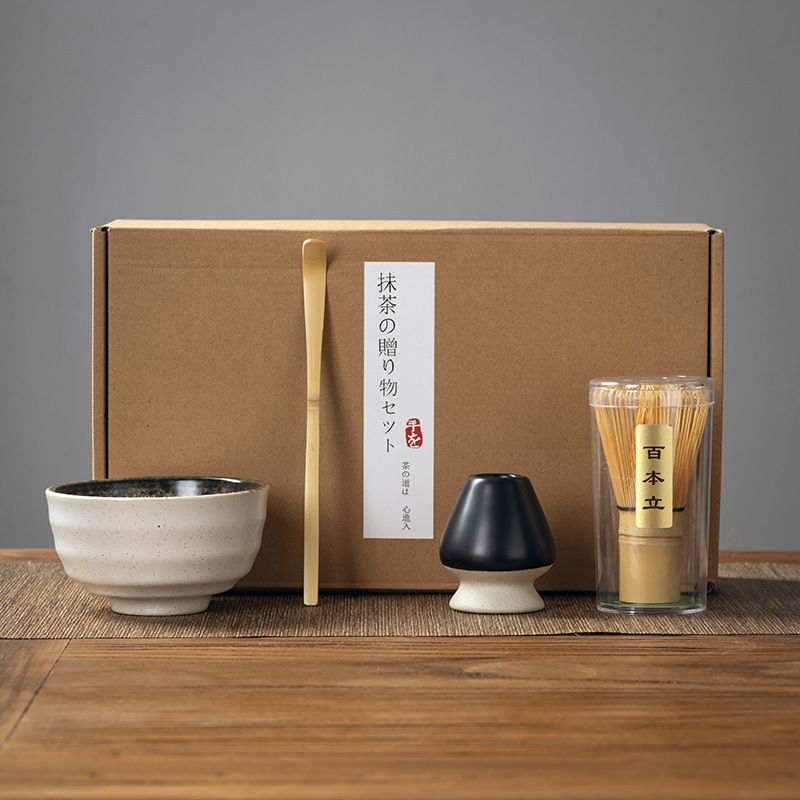 茶道具 セット 抹茶 セット 百本立 茶筅 茶筅立て 茶杓 茶さじ 抹茶碗 茶道具 4点セット お点前セット初心者さん向け 茶道セット