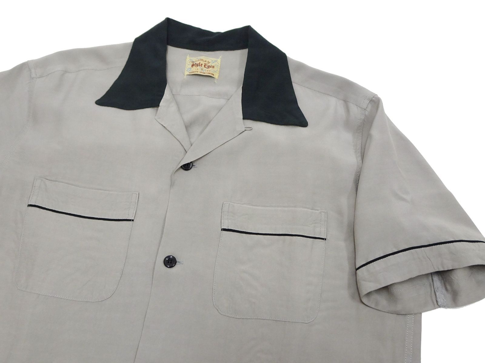SE39260 スタイルアイズ ボウリングシャツ STYLE EYES PIPING