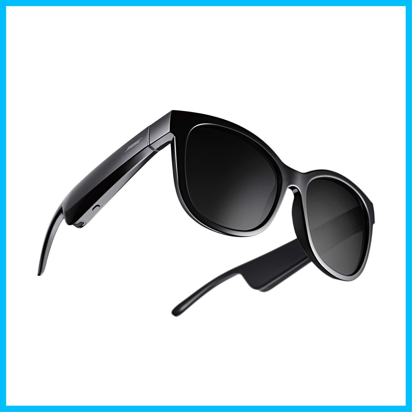 人気商品】ブラック キャットアイ オープンイヤーヘッドホン付き  