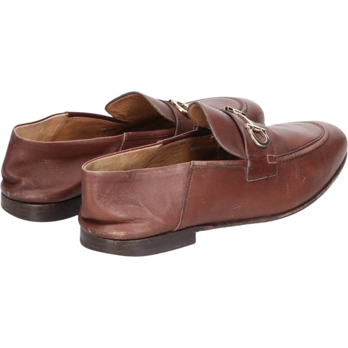 古着 フェラガモ Salvatore Ferragamo ビットローファー イタリア製 9 1 2 メンズ27.5 cm相当 saa 014378