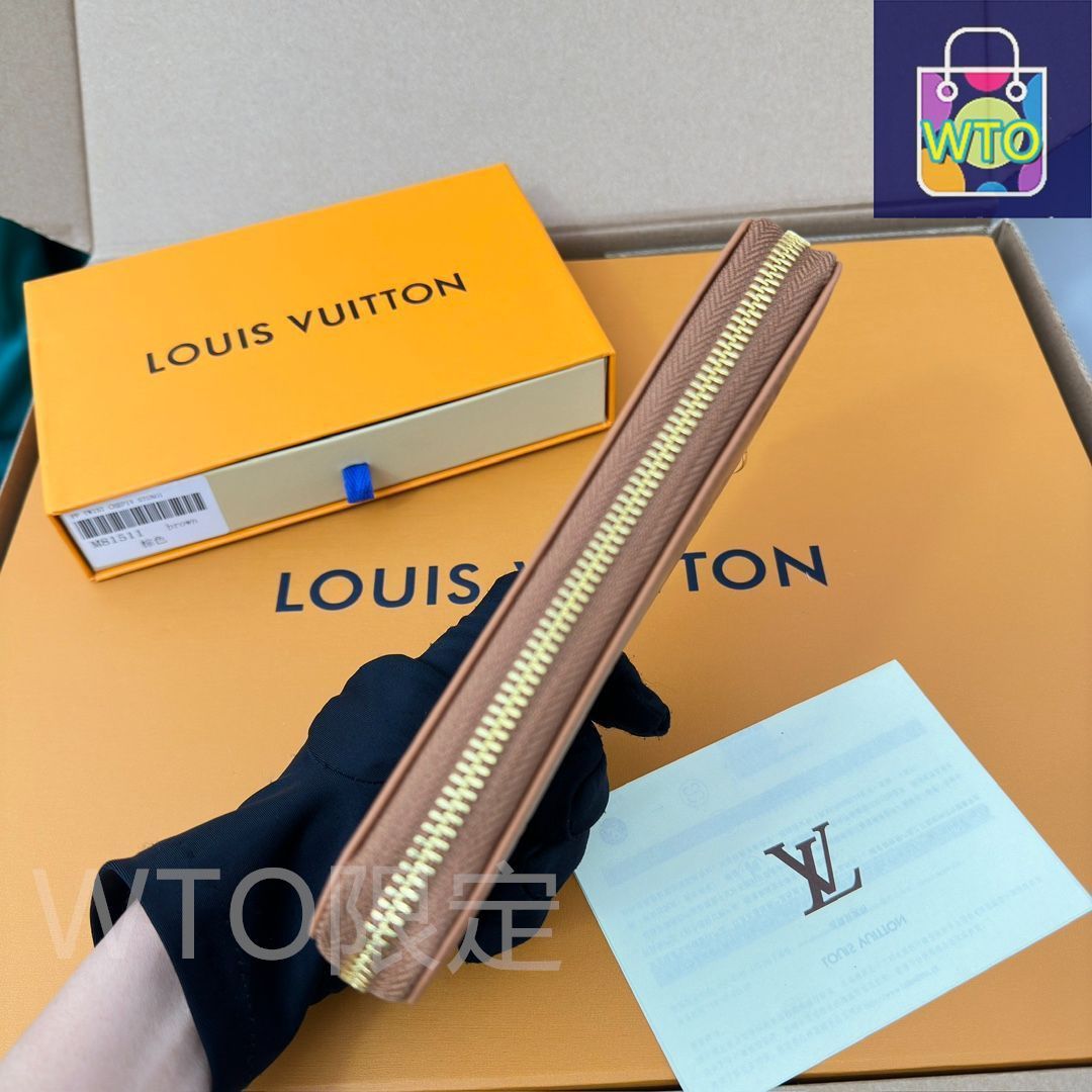 LVルイ・ヴィトン/財布はパッドMonogramエンボス模様の小羊の皮