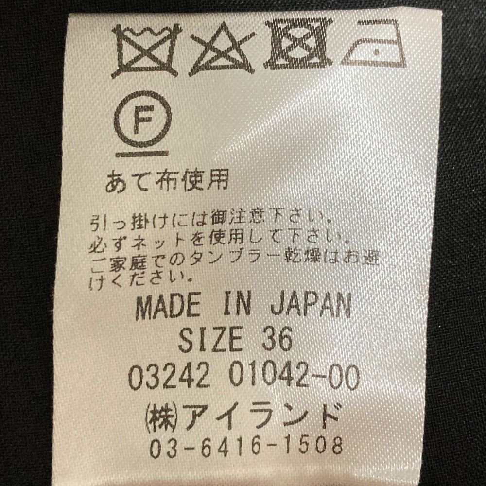 24SS Diagram ダイアグラム ケープスリーブジャケット 0324201042 サイズ36 ブラック レディース 古着 GULLKHAN_COM