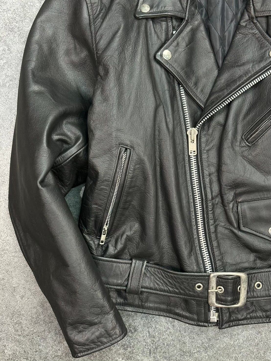 EEZAN イーザン 本革 ダブルライダースジャケット レザー