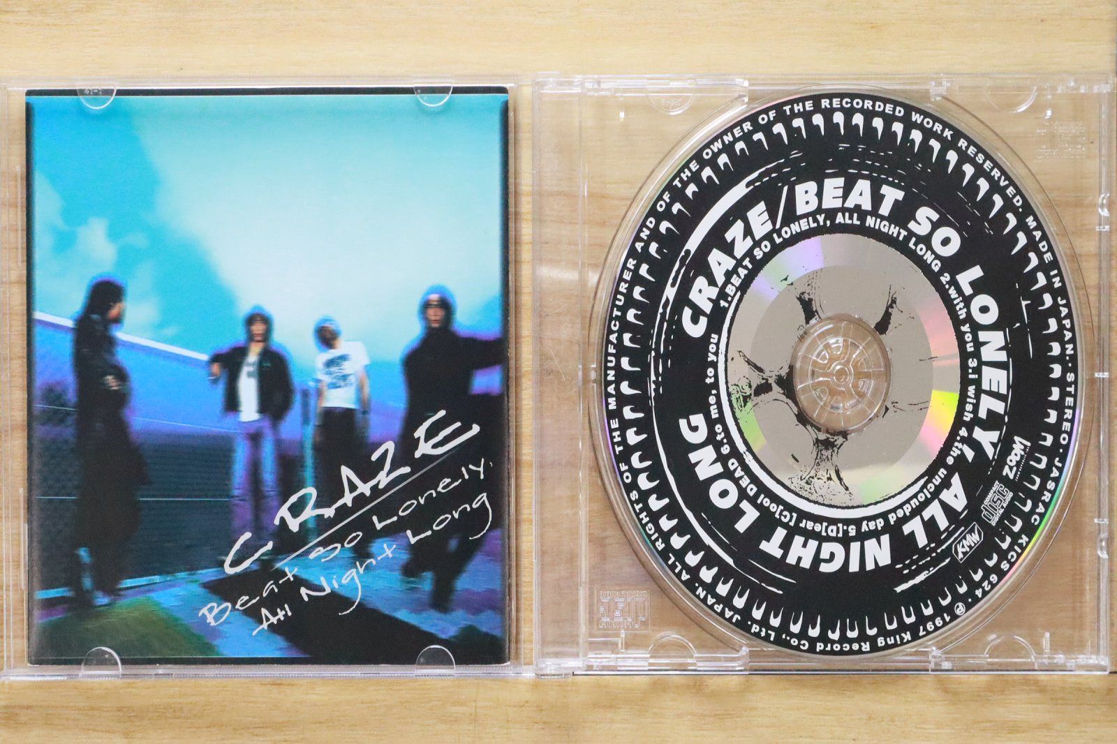 国内盤CD☆CRAZE/クレイズ□ BEAT SO LONELY、ALL NIGHT LONG