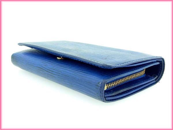 ルイヴィトン　エピ　二つ折り財布　ポルトモネビエ　トレゾール　L字ファスナー　革 LOUIS VUITTON ルイヴィトン エピ ポルトモネ・ビエ・トレゾール