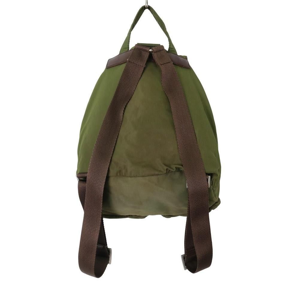 希少】PRADA プラダ バックパック リュック ポコノ 三角ロゴ プレート