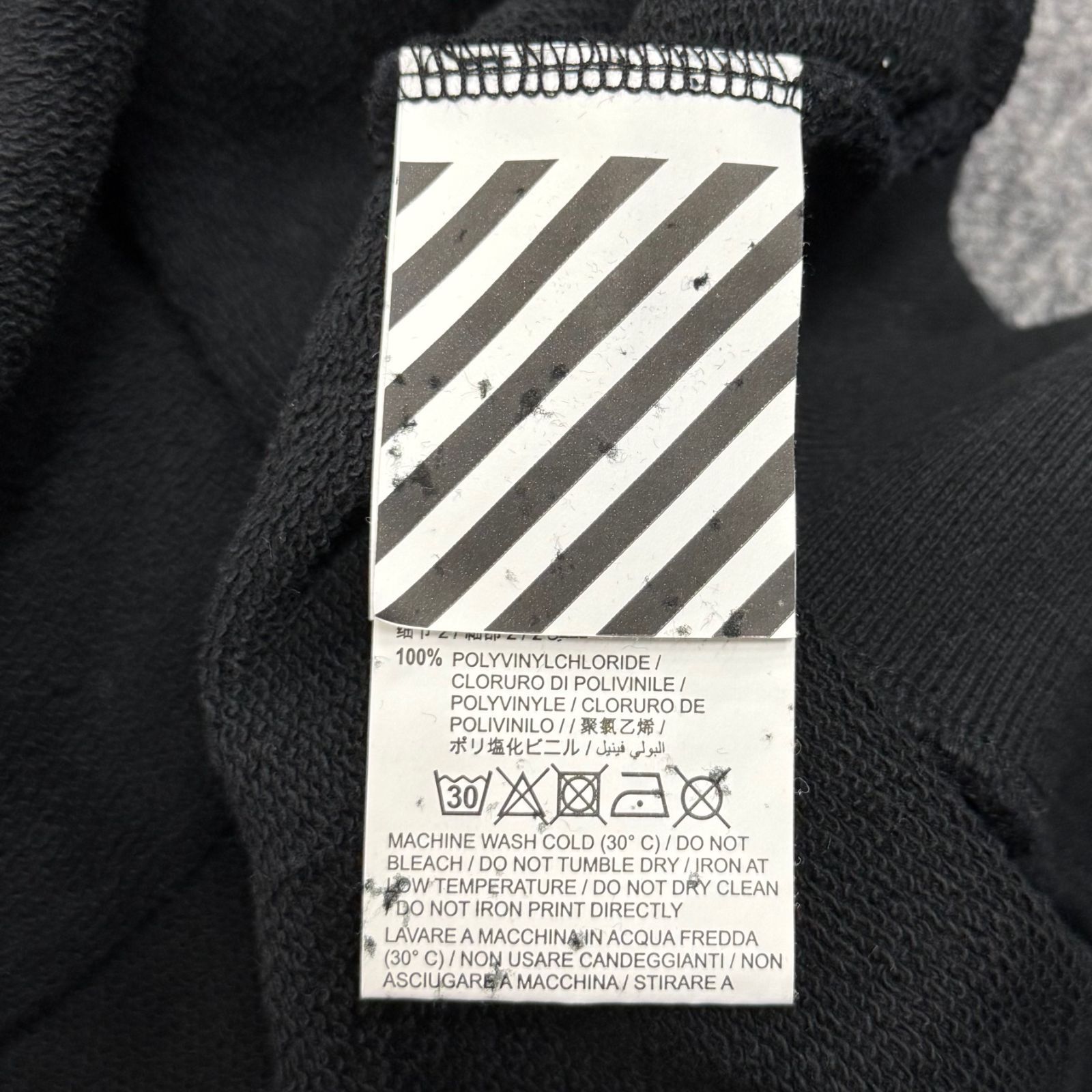 OFF-WHITE 18SS PATCHES ZIPPED HOODIE ワッペンパッチジップパーカー 