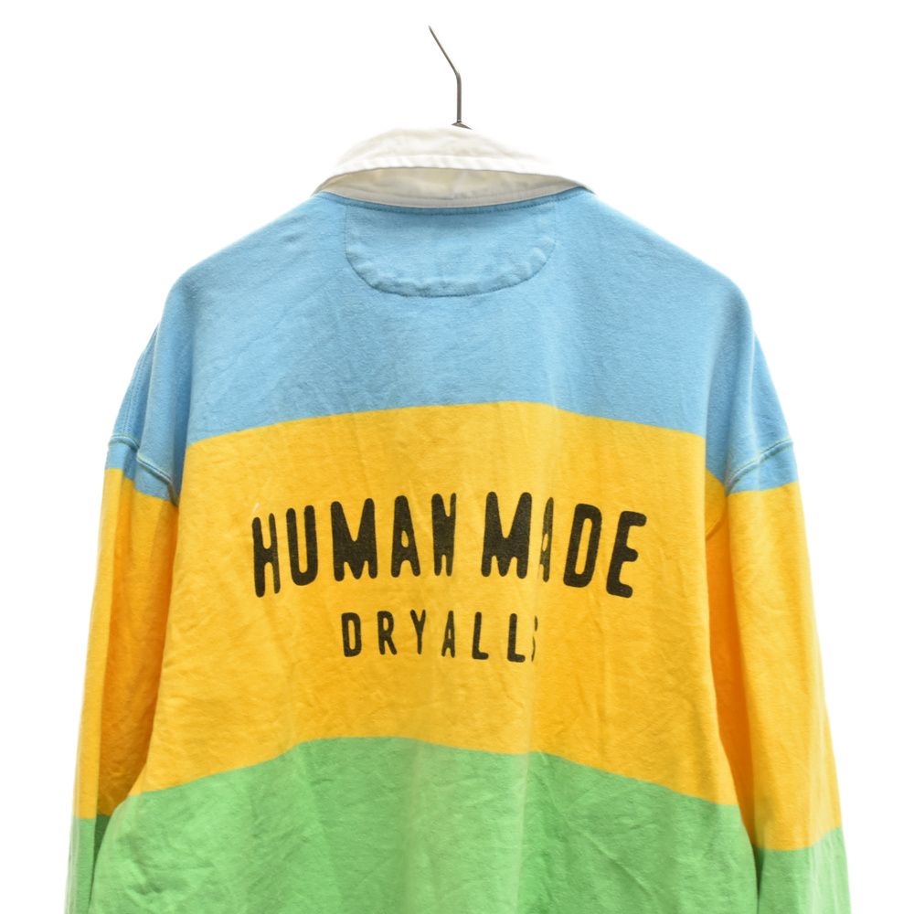 HUMAN MADE (ヒューマンメイド) MULTI STRIPE RUGBY SHIRT マルチ