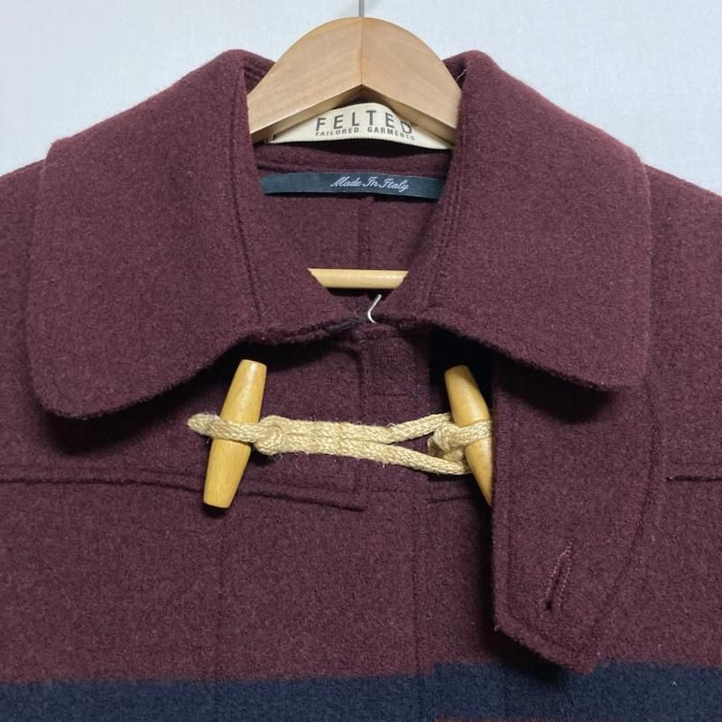 FELTED TAILORED GARMENTS フェルテッド テーラード ガーメンツ コート FELTED TAILORED GARMENTS × TOMORROWLAND イタリア製 ウール 2トーン ダッフルコート S 52-09-25-09007