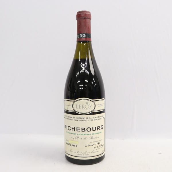 DRC シュブール 1988 DRC RICHEBOURG（リシュブール）1988 13％ 750ml ※ラベル汚れ