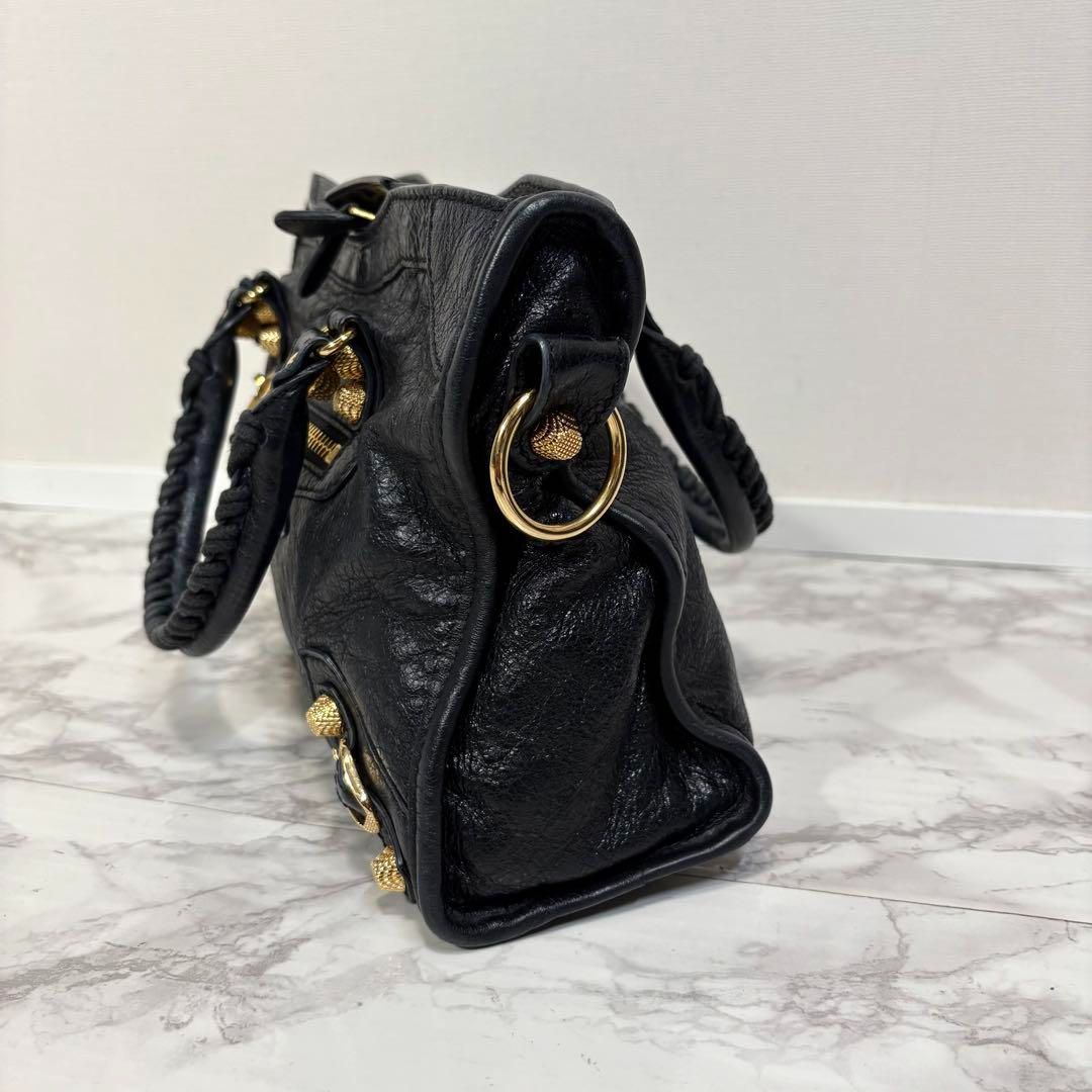 美品 BALENCIAGA Giant City 2way Bag Black - メルカリ