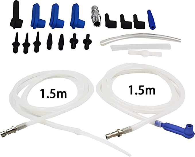 ZKTOOL 1Lブレーキフルード補給器 3Lエアー式ブレーキブリーダー セット ブレーキオイル補充用 ブレーキ液交換工具 ワンマンブリーダー  ブレーキフルード エア抜き ::63190