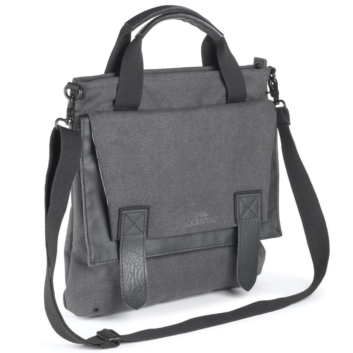 NATIONAL GEOGRAPHIC ショルダーバッグ Walkaboutコレクション 5.5L 撥水加工 ブラックキャンバス NG W8121