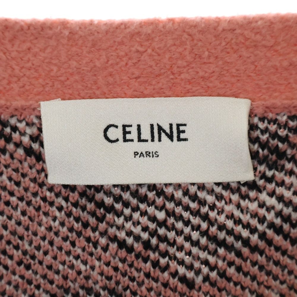 CELINE 22SS エイミー・ドリアン カーディガン ピンク CELINE (セリーヌ) 2022SS エイミー・ドリアン ブラッシュド