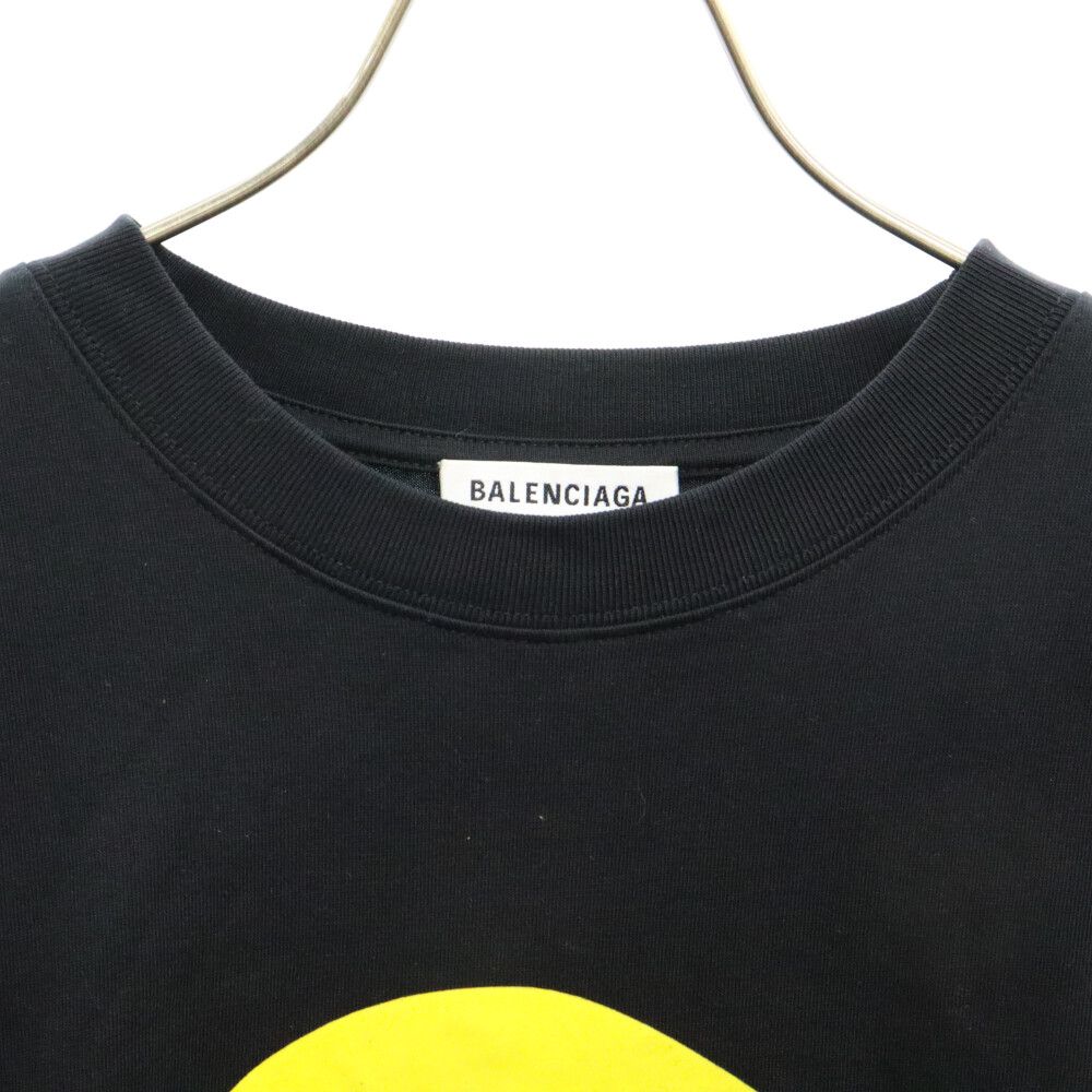 BALENCIAGA (バレンシアガ) 21SS Large Fit Smiley Tee 641655 TKVA1 8639 ラージフィットスマイリー 半袖Tシャツ スマイル - メルカリ