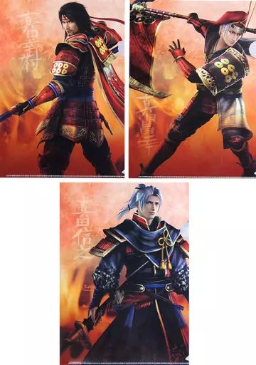中古】クリアファイル A.幸村＆昌幸＆信之 A4クリアファイルセット(3枚