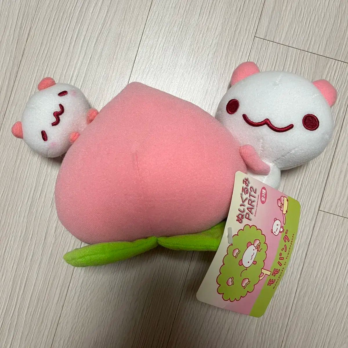 サンエックス レトロ モモパンダ 桃 人形 ぬいぐるみ - メルカリ