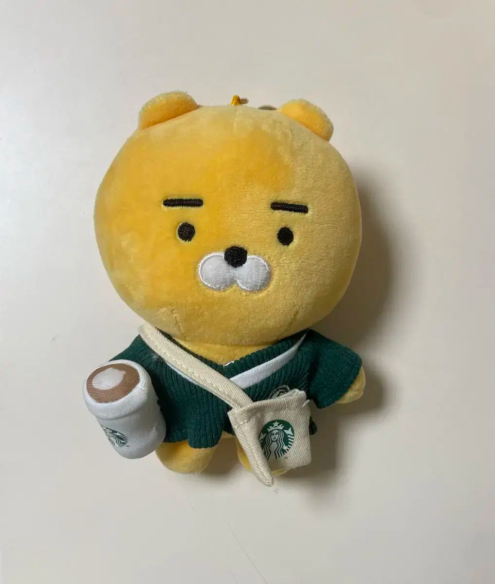 【雷市場（ポンジャン）商品韓国直送】 Starbucks(スターバックス) RYAN(ライアン) 人形 マイ・バディ キーチェーン (新品)