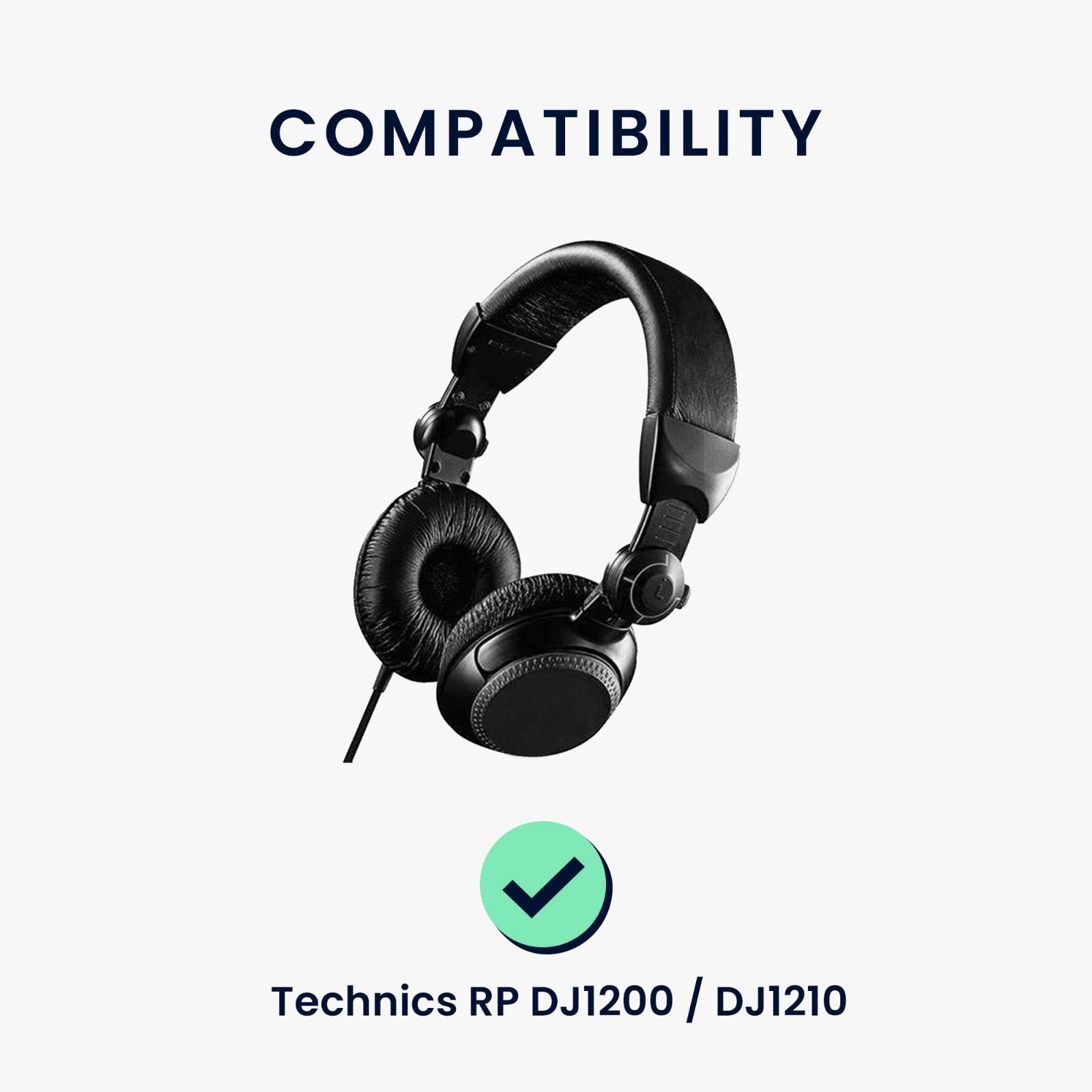 特価セール】kwmobile 2x ヘッドホンカバー 対応: Technics RP