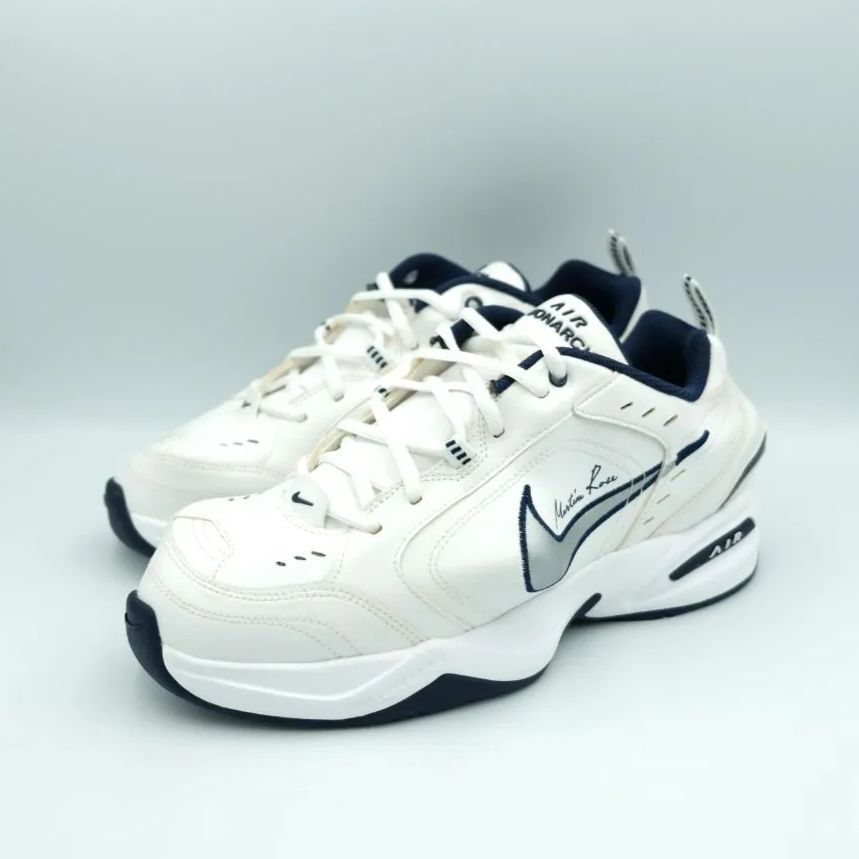 【関税送料込】NIKE Air Monarch IV White Navy Nike Air Monarch IV 