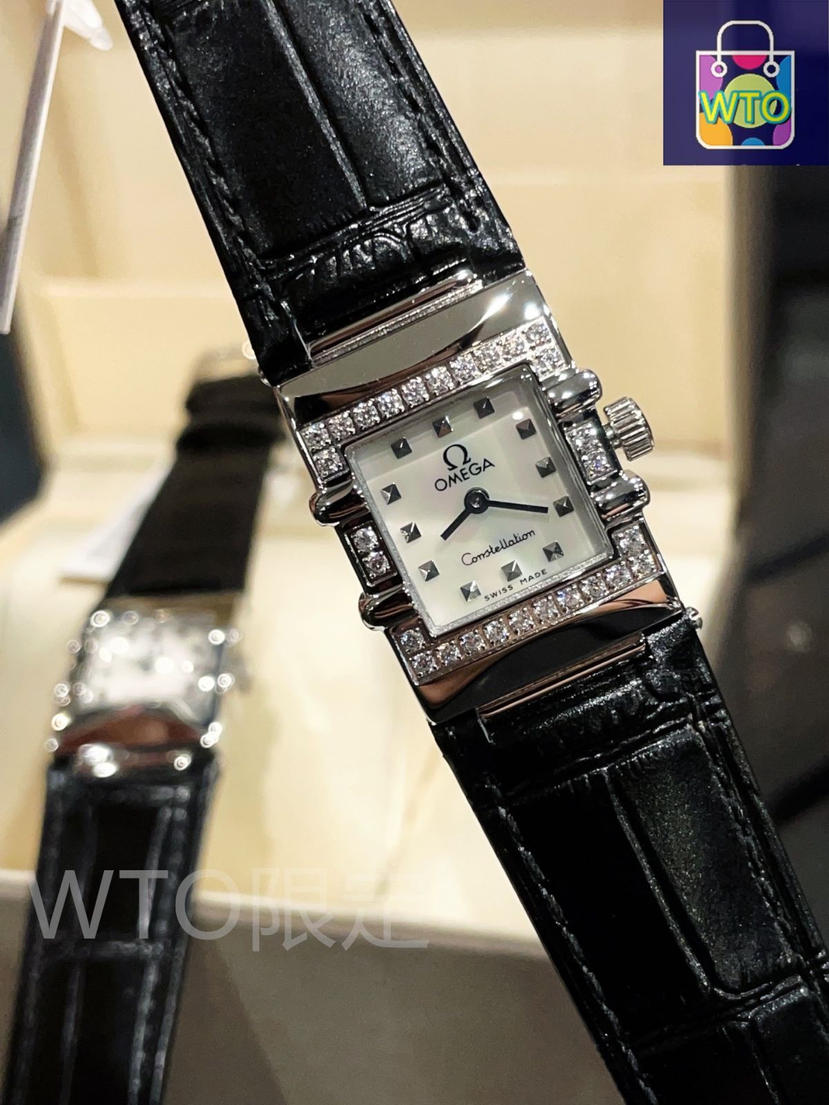 OMEGA Constellation ダイヤモンド✖️パール文字盤腕時計 OMEGA コンステレーション レトロスタイル - 22mmx24mm