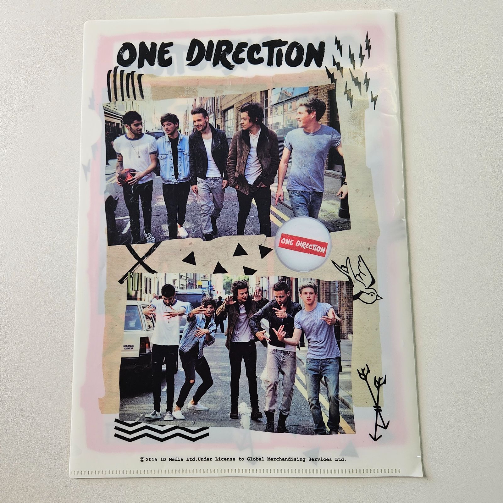 公式】ワン・ダイレクション One Direction クリアファイル3枚セット