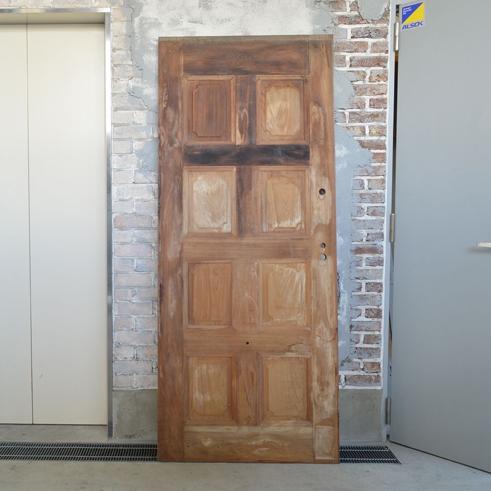 ◆現状販売◆チーク材の無垢建具 P 必要に応じて当方で加工も可