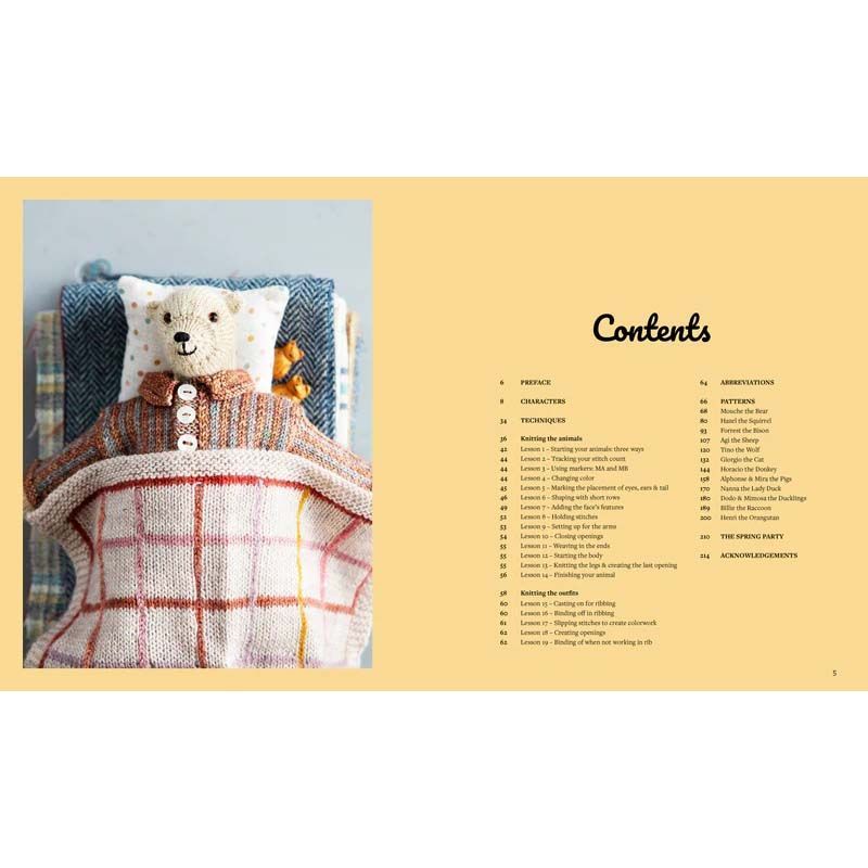 Mouche & Friends ムーシュ ＆フレンズ 洋書 編みぐるみ