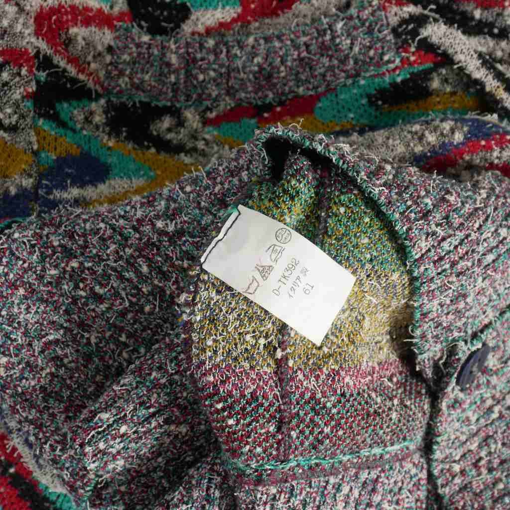ミッソーニベスト イタリア製 ミッソーニ MISSONI マルチカラー ニット ベスト
