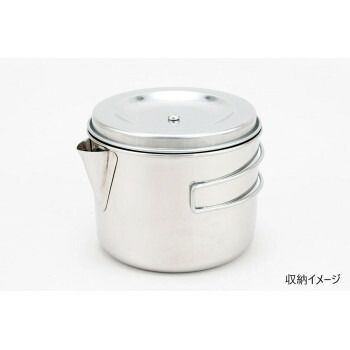 ツーリングケトルクッカー＆ドリッパーセット 収納用メッシュ袋付