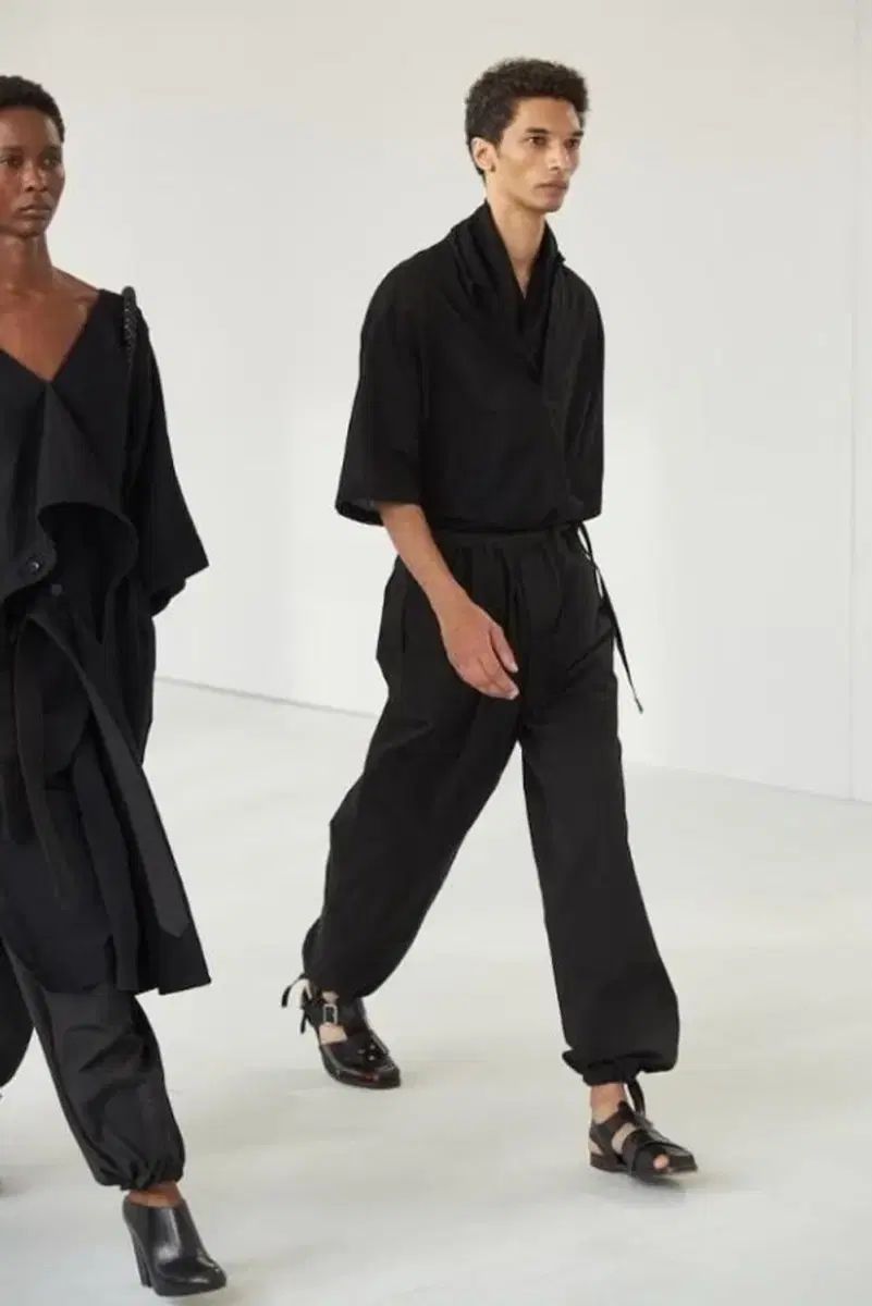 LEMAIRE(ルメール) 21ss ドローストリング 主導 パンツ 誘導 LEMAIRE judo pa