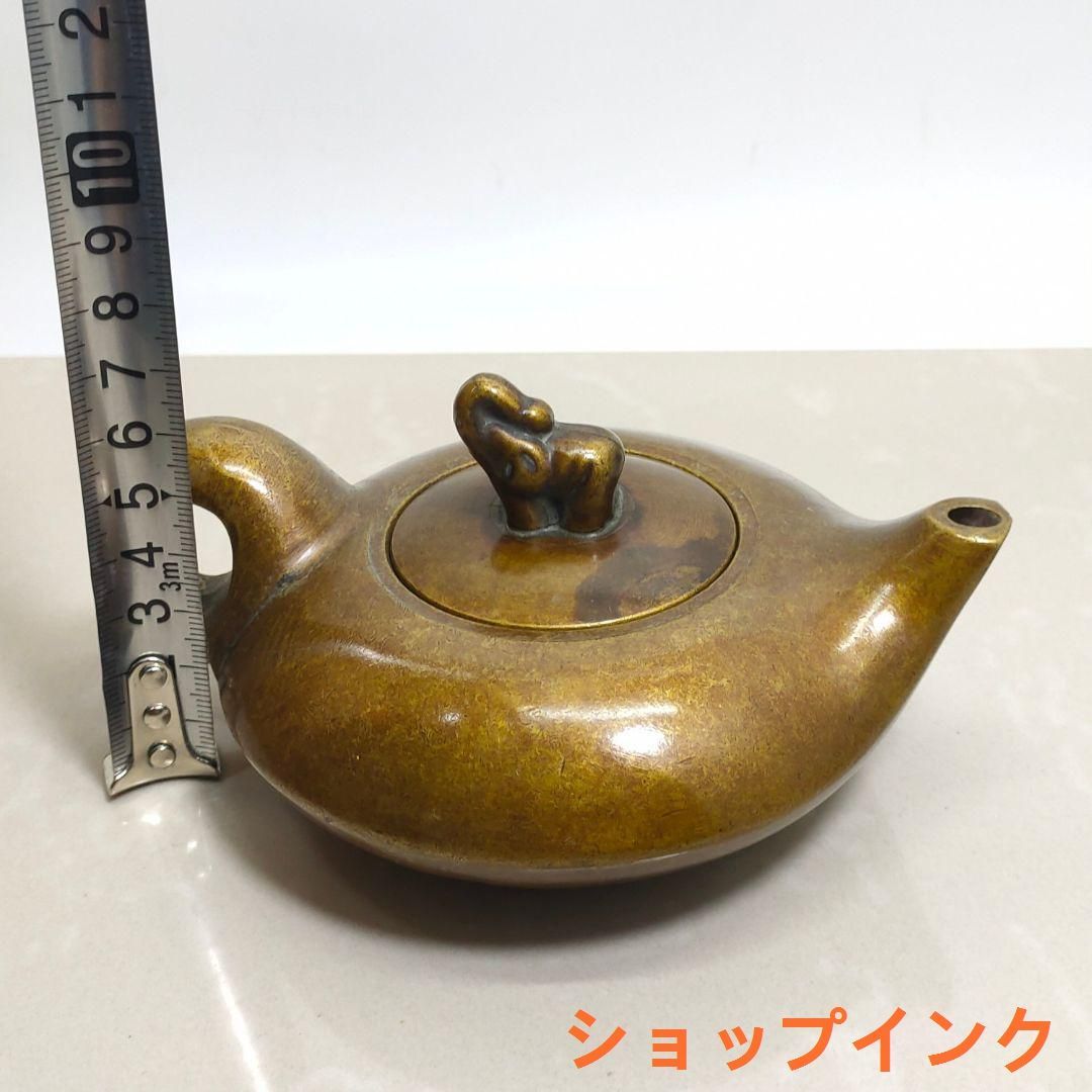 銅器 茶壺 吉象茶壺 墨壺 水滴壺 装飾品 工芸品 置物 銅器 茶壺 吉象茶壺 墨壺 水滴壺 装飾品 工芸品 置物gzp0829