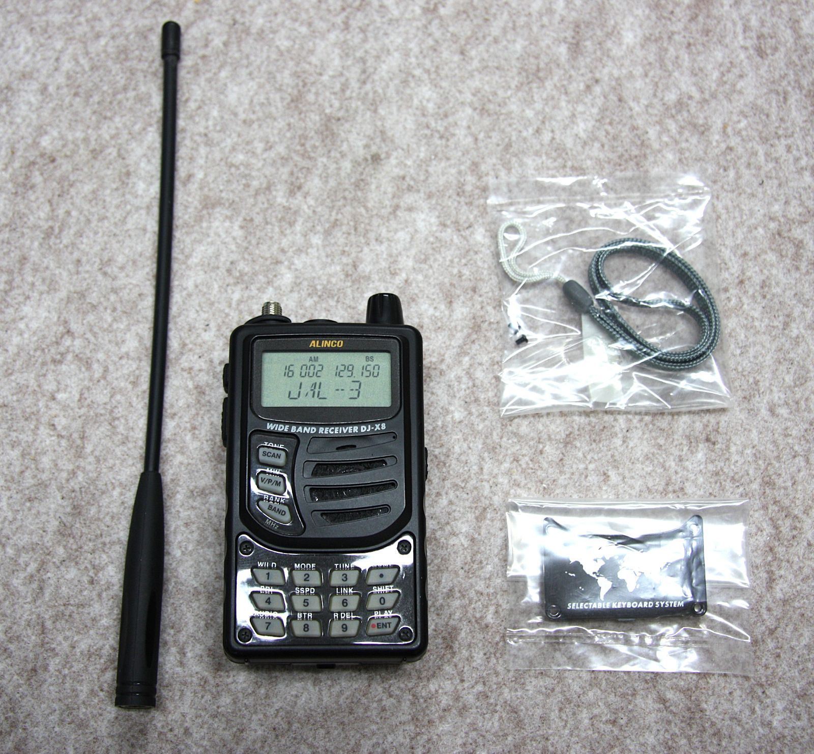 ALINCO ワイドバンドコミュニケーションレシーバー 0.1MHz～1299.995