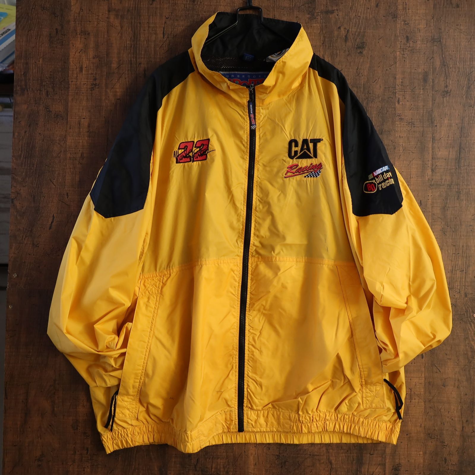 90s～ 希少アイテム☆CAT レーシング ナイロンジャケット SIZE L