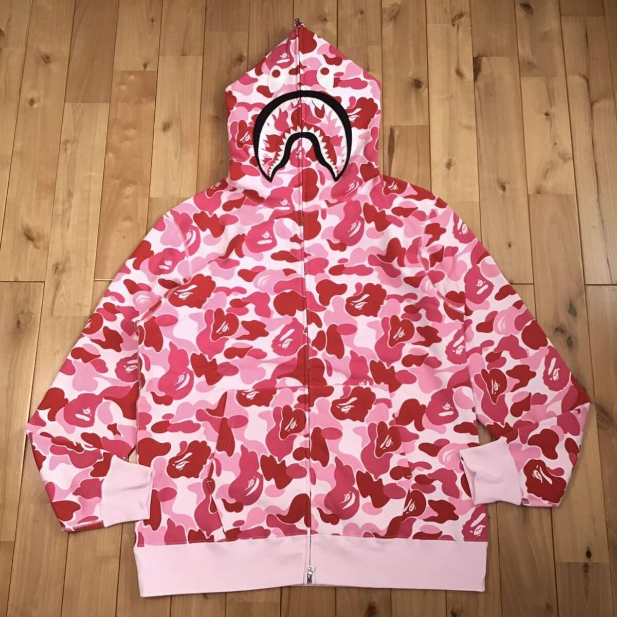 ☆新品☆ 2XL ABC camo Pink シャーク パーカー shark full zip hoodie a bathing ape BAPE  エイプ ベイプ アベイシングエイプ XXL - メルカリ