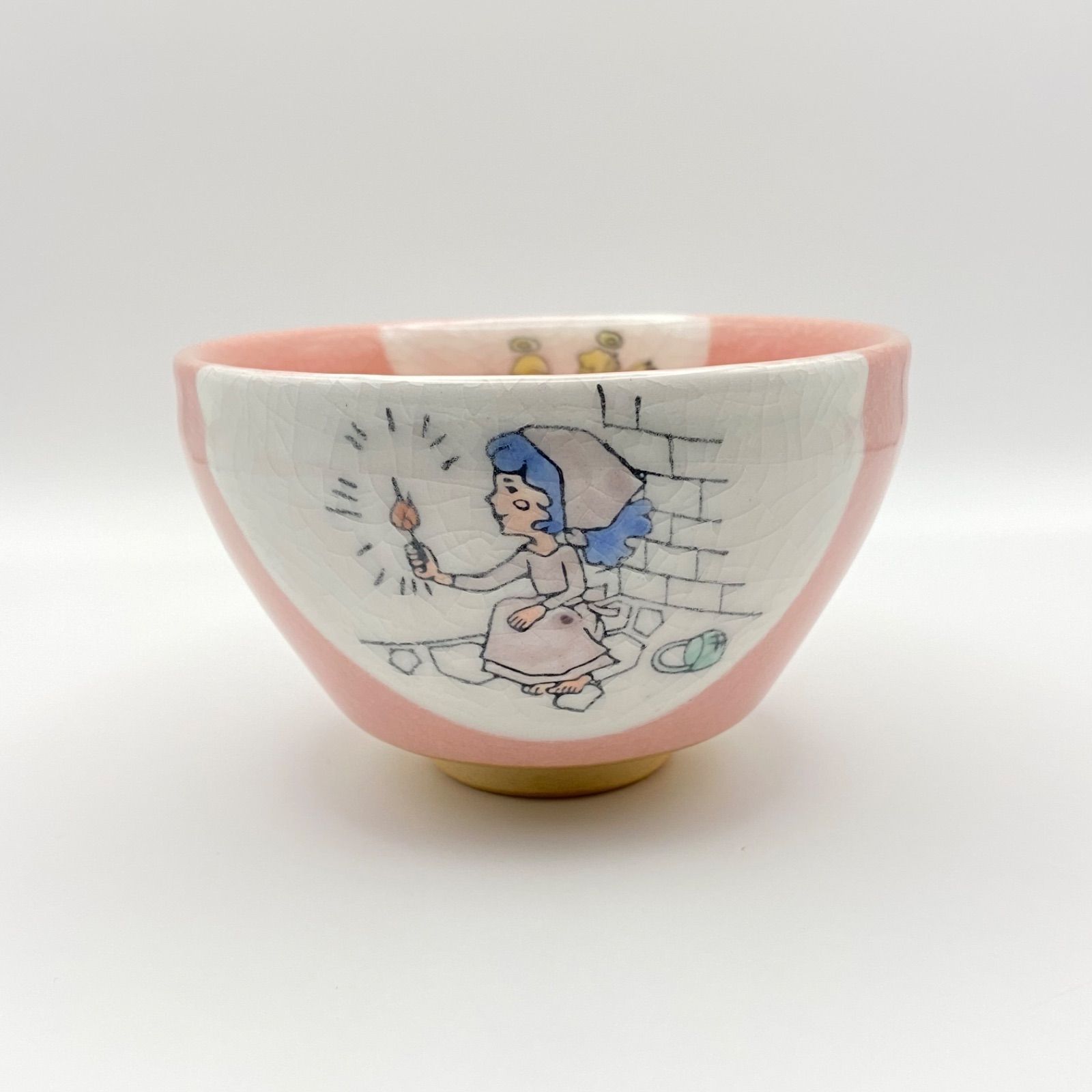 小茶碗 マッチ売りの少女 加藤忠泉 紙箱入 茶道具 茶盌 茶器