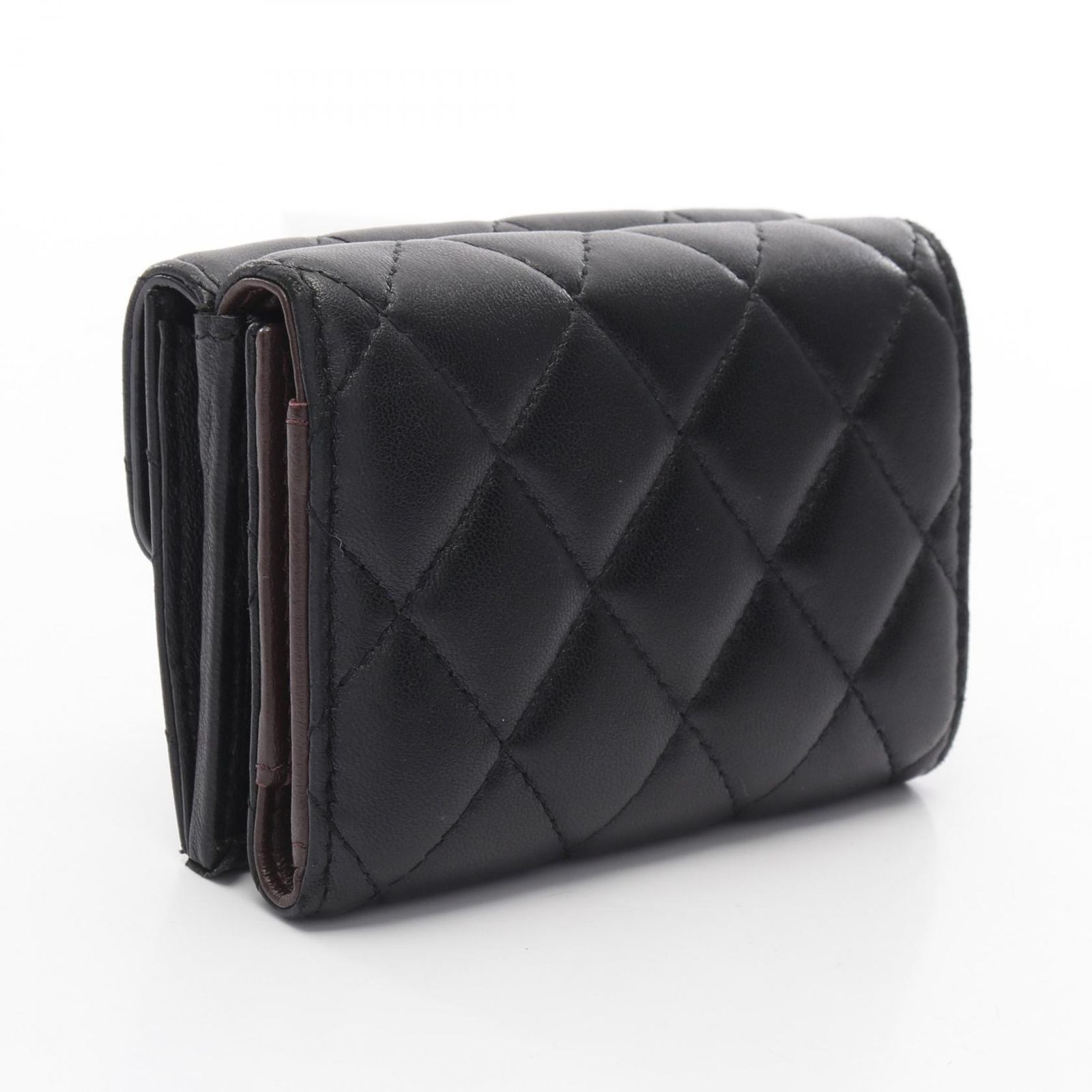シャネル CHANEL 三つ折り財布 クラシック スモール フラップ 