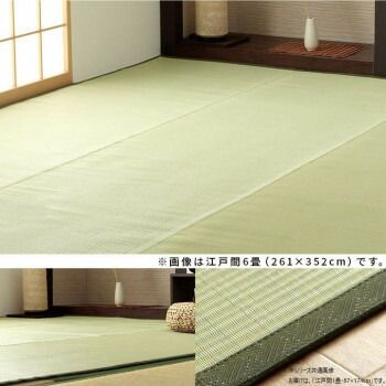 洗える ござ 日本製 五木 四方 江戸間1畳 87×174cm 1090040000802