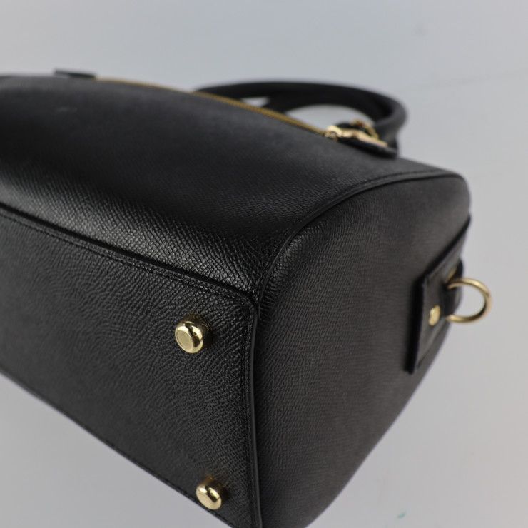 COACH コーチ ハンドバッグ C8287 レザー ブラック ゴールド金具