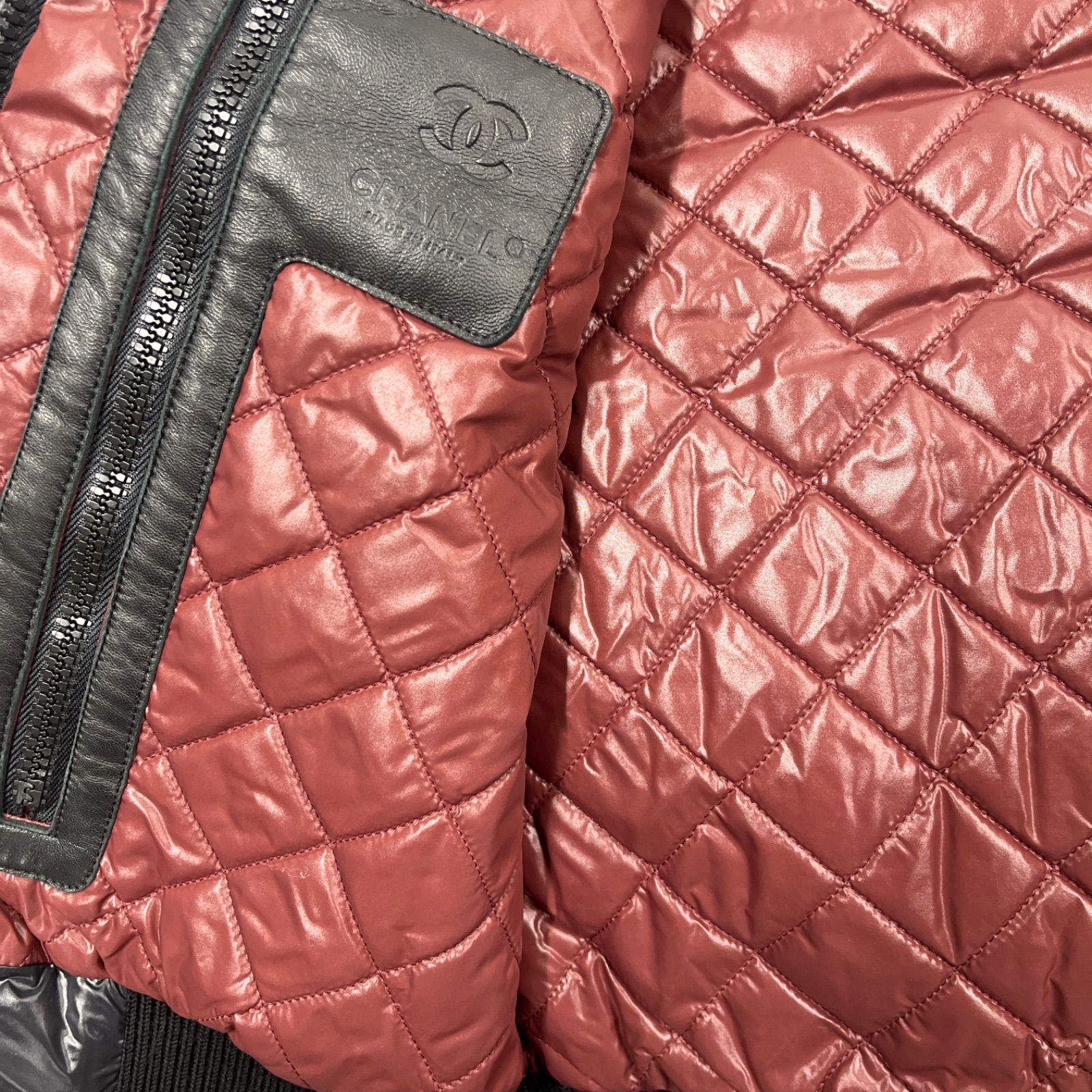 ○ 美品 シャネル CHANEL ビッグ ココマーク ブルゾン ジャンパー 上着 